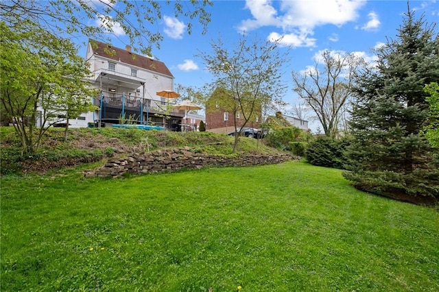 view of yard