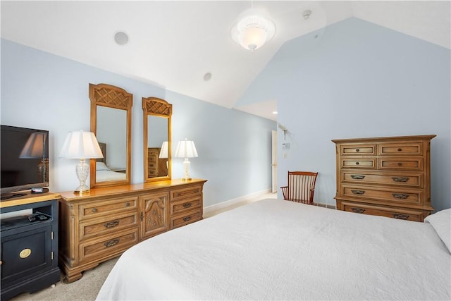 205 Prestonwood Ln, Peters Twp, PA 15317 - bedroom with carpet and lofted ceiling