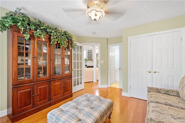 205 Prestonwood Ln, Peters Twp, PA 15317 - living area featuring light wood-type flooring and baseboards