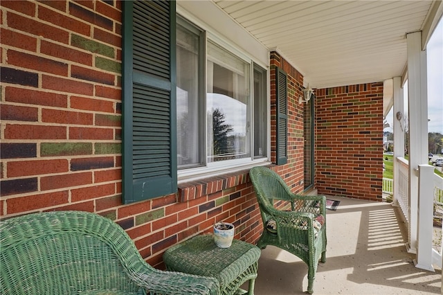 balcony with a porch