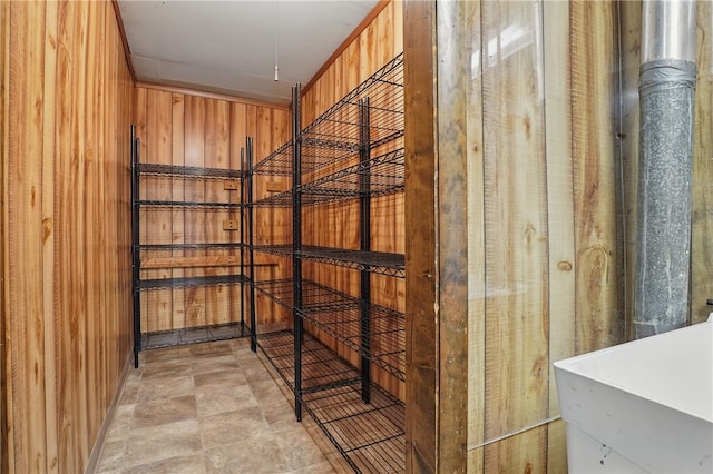 view of storage area