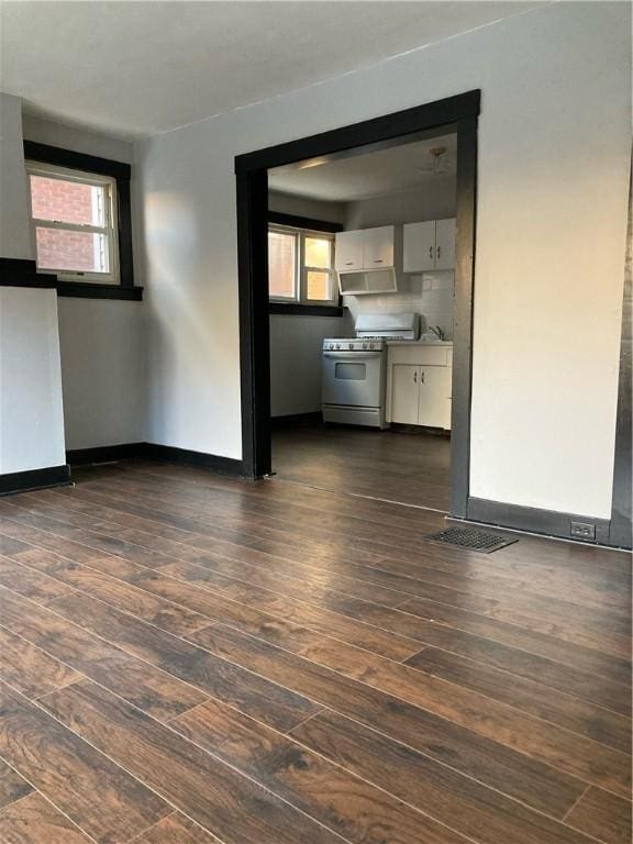 119-121 Giffin Ave, Mount Oliver, PA 15210 - spare room featuring dark wood-type flooring and baseboards