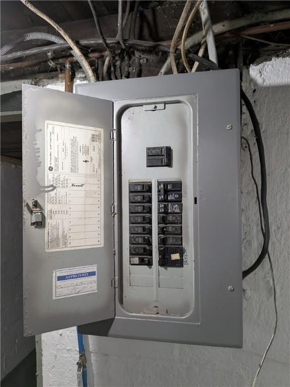 108 Mccandless St, Arnold, PA 15068 - utility room with electric panel