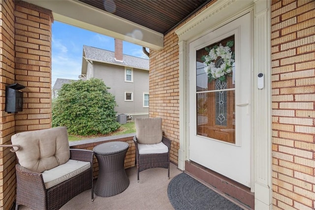 view of patio / terrace with cooling unit