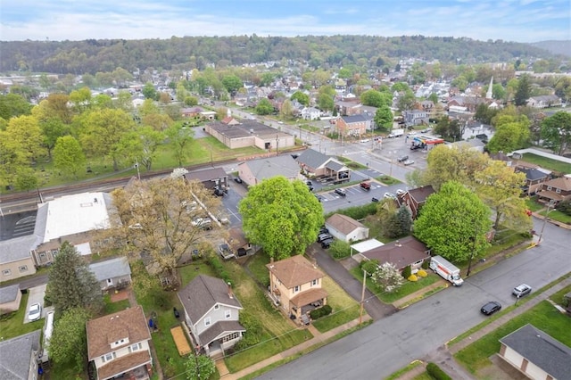 bird's eye view featuring a residential view