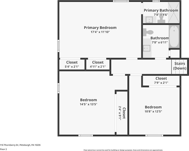 116 Thornberry Dr, Churchill Boro, PA 15235 - view of home floor plan