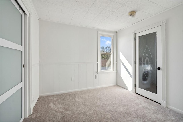 117 Vine St, Belle Vernon Wml, PA 15012 - carpeted spare room with a wainscoted wall
