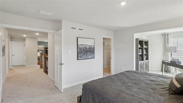 410 Barons Ct, Peters Twp, PA 15367 - bedroom with light colored carpet, baseboards, and recessed lighting