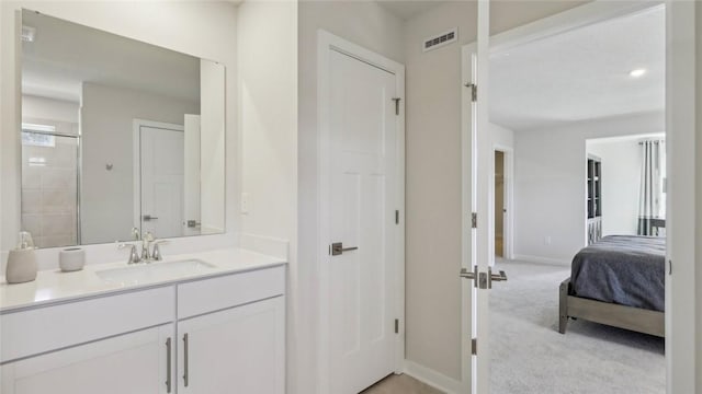 410 Barons Ct, Peters Twp, PA 15367 - ensuite bathroom with vanity and baseboards