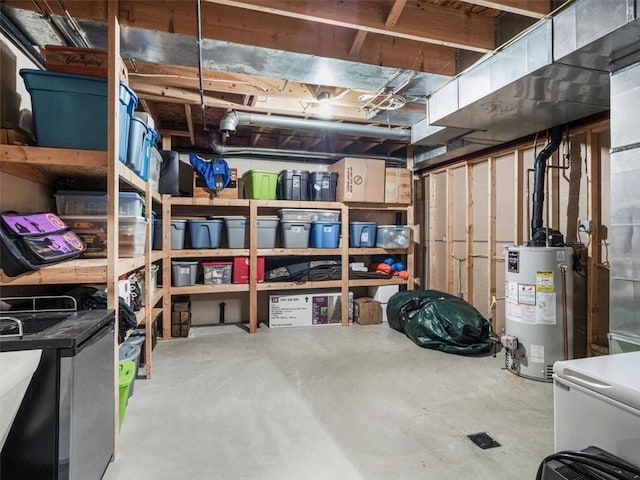 1312 Red Cut Lodge Rd, Derry Twp, PA 15650 - storage area with gas water heater