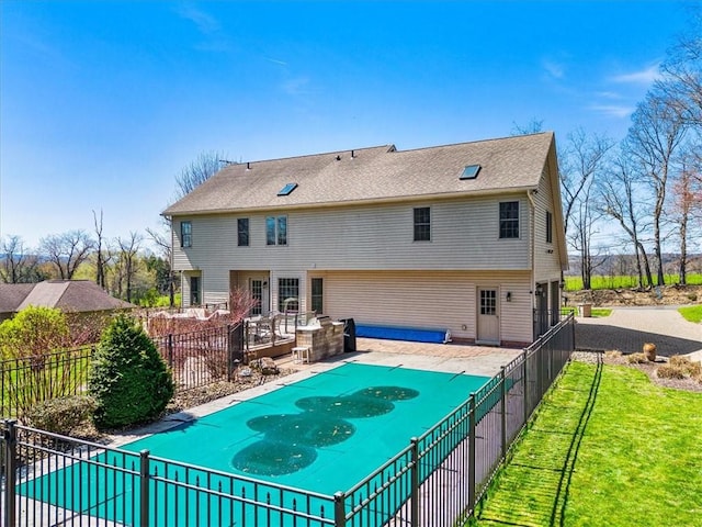 1312 Red Cut Lodge Rd, Derry Twp, PA 15650 - back of property with a yard, fence, and a patio area