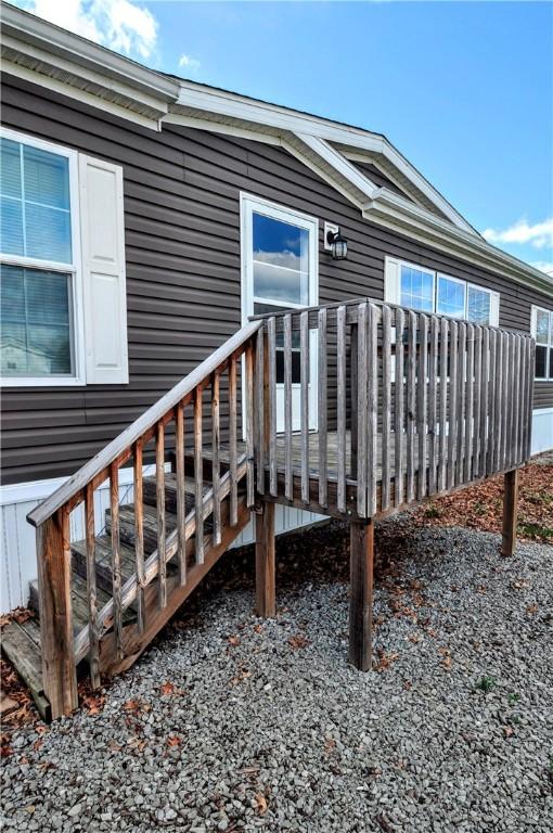 exterior space with a deck