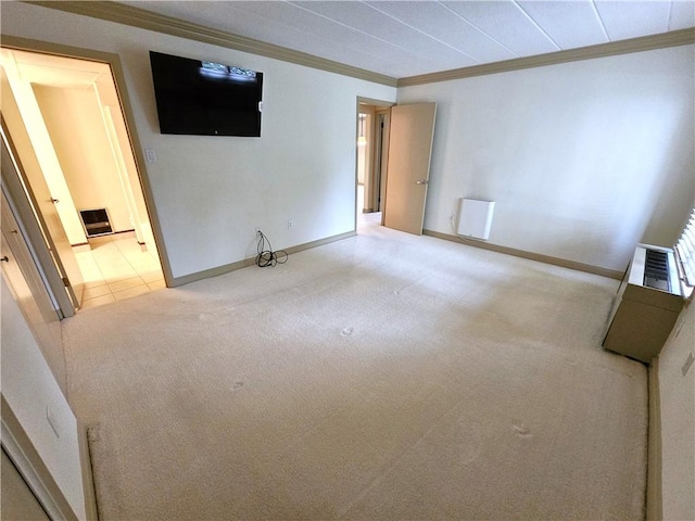 820 E Beau St Unit 2J, South Strabane, PA 15301 - carpeted empty room with baseboards and ornamental molding