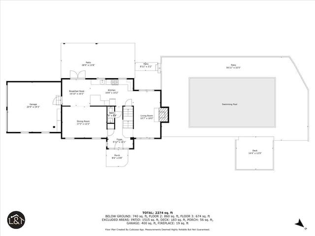 1202 Oakridge Rd, South Fayette, PA 15057 - floor plan / room layout