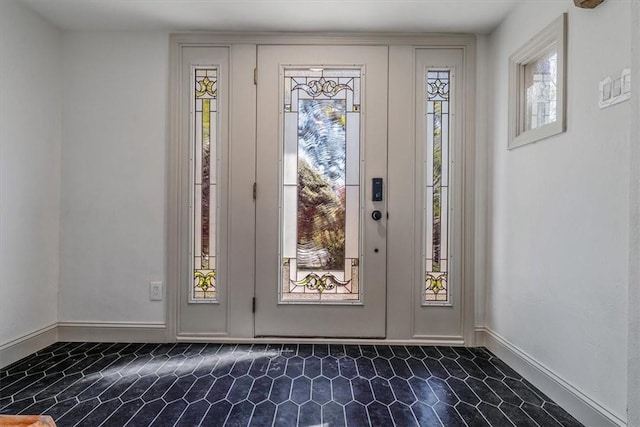 1202 Oakridge Rd, South Fayette, PA 15057 - foyer featuring baseboards