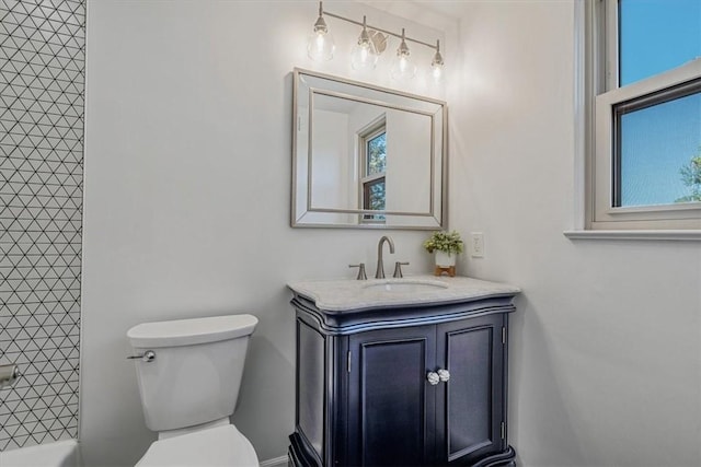 1202 Oakridge Rd, South Fayette, PA 15057 - bathroom with toilet and vanity