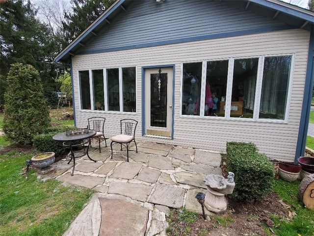 171 Mohawk Trl, Slippery Rock Twp But, PA 16057 - back of house with a patio area