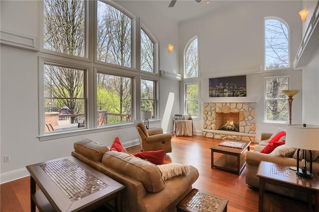 sunroom / solarium featuring a healthy amount of sunlight