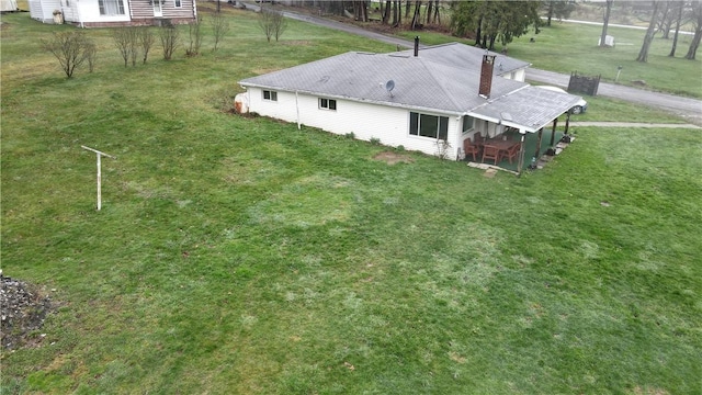 54 Old Dinnerbell Rd, Farmington, PA 15437 - bird's eye view