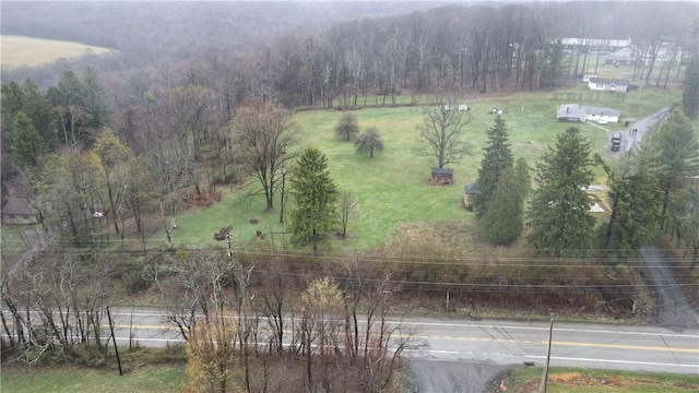 54 Old Dinnerbell Rd, Farmington, PA 15437 - bird's eye view with a rural view