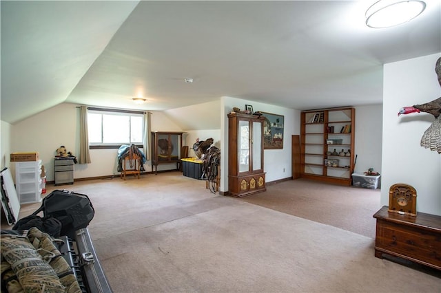 357 Pohls Rd, Raccoon Twp, PA 15001 - additional living space with baseboards, carpet, and lofted ceiling