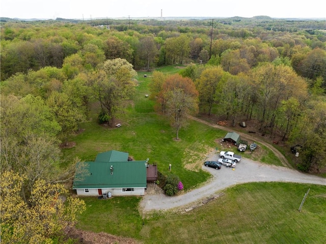 357 Pohls Rd, Raccoon Twp, PA 15001 - bird's eye view featuring a wooded view