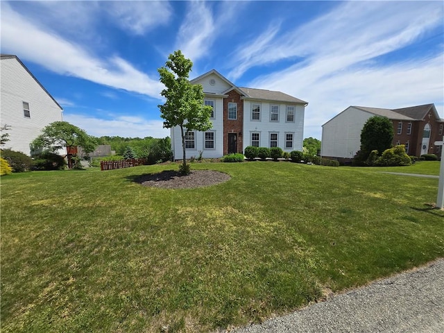 4929 Apple Ridge Dr, Hampton, PA 15101 - colonial-style house featuring a front lawn