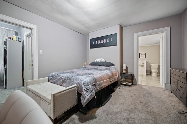 206 7th St, Oakmont, PA 15139 - bedroom with carpet flooring and connected bathroom