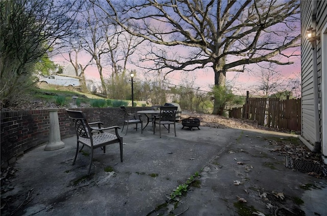 206 7th St, Oakmont, PA 15139 - view of patio with a fire pit