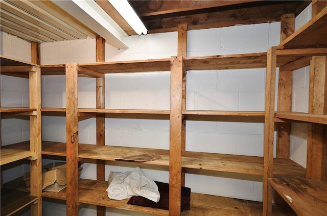 view of storage