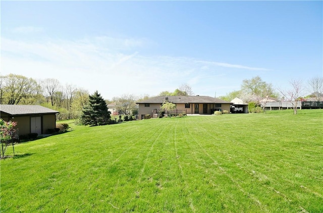 view of yard