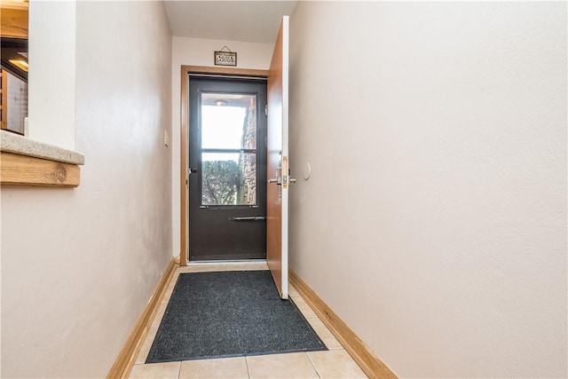 2805 Swiss Mountain Dr, Seven Springs Resort, PA 15622 - doorway featuring baseboards and light tile patterned floors