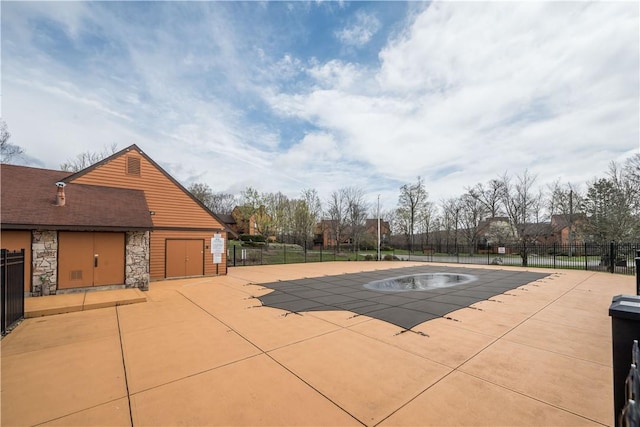 2805 Swiss Mountain Dr, Seven Springs Resort, PA 15622 - pool with fence and a patio