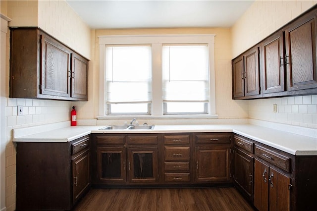 1211 Main St, Aliquippa, PA 15001 - kitchen with decorative backsplash, a wealth of natural light, and a sink