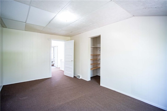 1211 Main St, Aliquippa, PA 15001 - spare room with dark carpet, baseboards, and visible vents