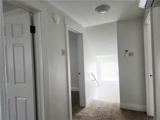 525 E Old Lincoln Hwy, Ligonier Twp, PA 15658 - hall with baseboards, carpet, and an upstairs landing