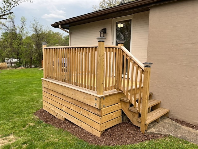 4402 Gateway Dr, Monroeville, PA 15146 - wooden terrace featuring a lawn