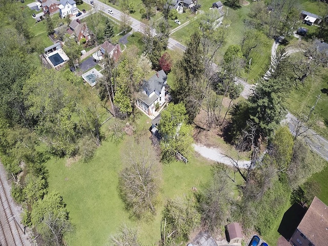 birds eye view of property featuring a residential view