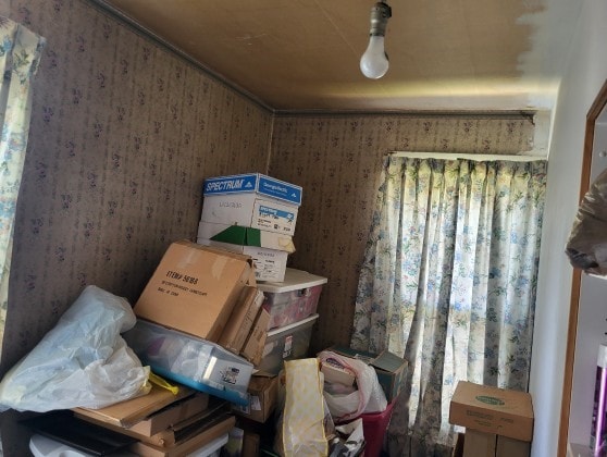 view of storage room