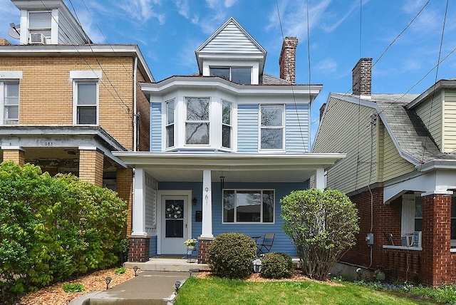 961 Deely St, Greenfield, PA 15217 - view of front of house with a porch