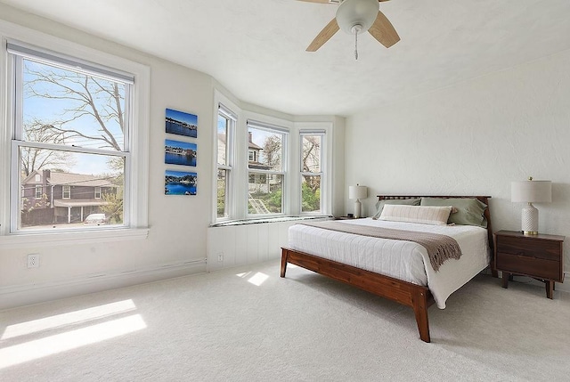 961 Deely St, Greenfield, PA 15217 - carpeted bedroom with a ceiling fan and multiple windows