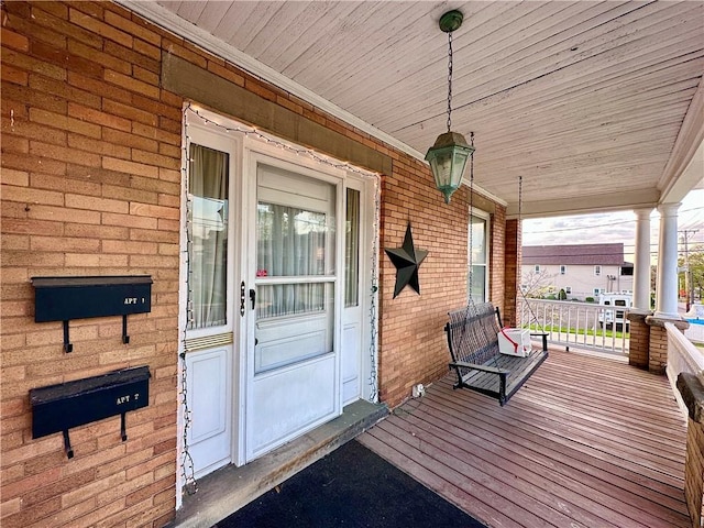 1102 E Washington St, New Castle/4Th, PA 16101 - wooden deck with a porch