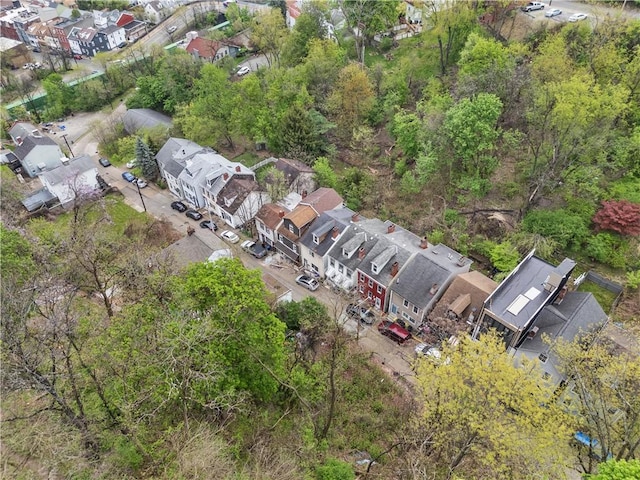 drone / aerial view featuring a residential view