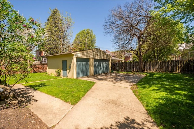 exterior space with fence