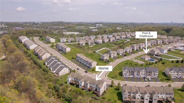 703 Freedom Dr, Collier Twp, PA 15106 - aerial view featuring a residential view
