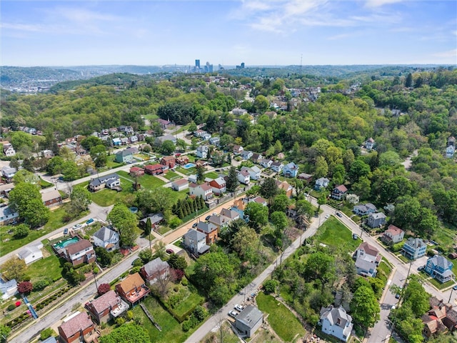 25 Scotia St, Ingram, PA 15205 - drone / aerial view with a residential view
