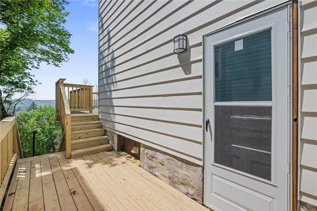 25 Scotia St, Ingram, PA 15205 - view of exterior entry with a deck