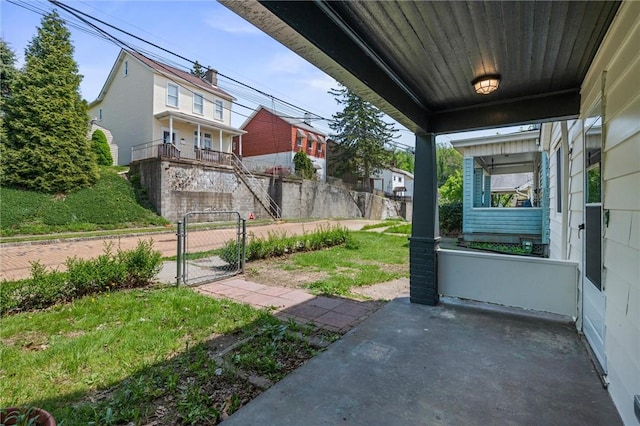 25 Scotia St, Ingram, PA 15205 - exterior space with fence, a gate, and a residential view