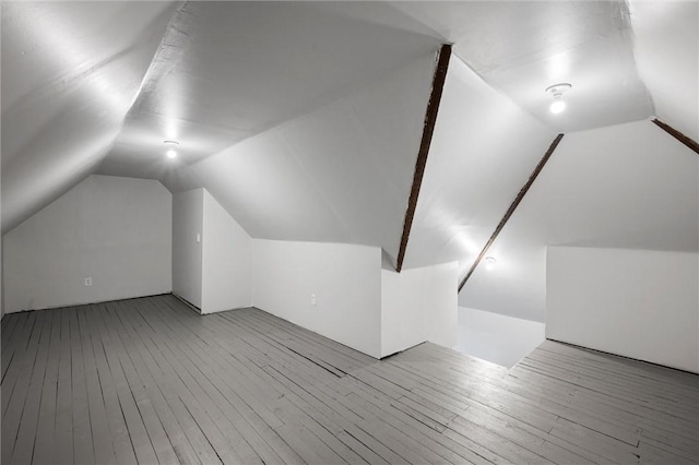 25 Scotia St, Ingram, PA 15205 - additional living space featuring hardwood / wood-style floors and lofted ceiling