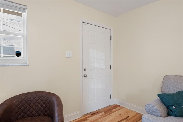 1928 Shamokin, South Side, PA 15203 - sitting room featuring baseboards and light wood finished floors